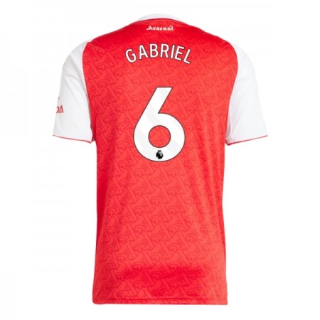 Arsenal Gabriel 6 Domácí 2025-26 - Fotbalové Dresy (S/S) Arsenal Gabriel 6 Domácí 2025-26 - Fotbalové Dresy (S/S)